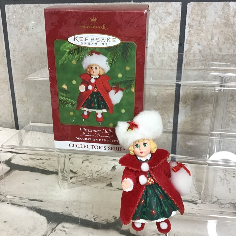 Hallmark Keepsake Ornament Madame Alexander Doll Christmas Holly With Box